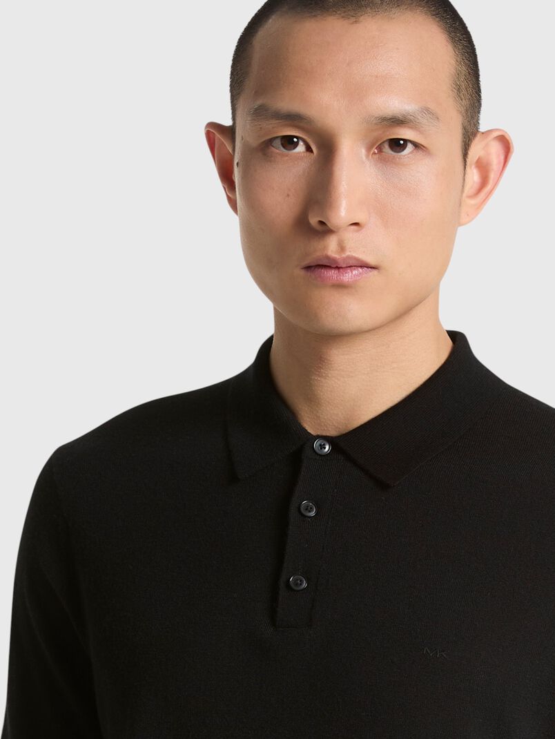 Merino wool polo-shirt - 3