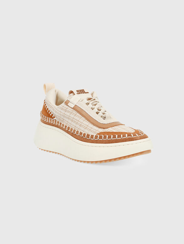 DOUBLETAKE sneaker in beige on platform - 2