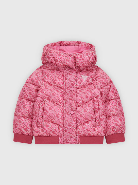 Quilted jacket with hood - 1