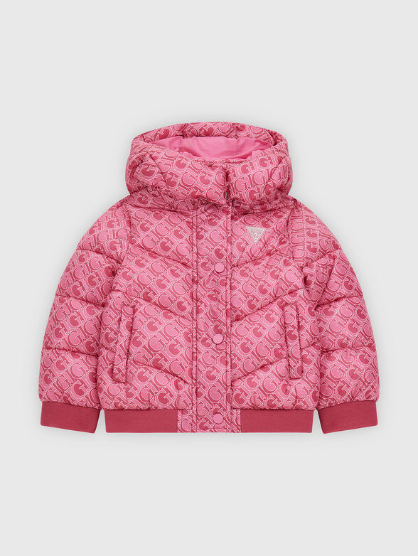 Quilted jacket with hood - 1