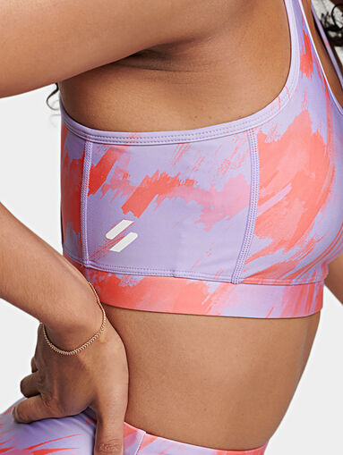 CORE MID IMPACT sports top in purple - 4