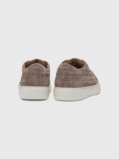 GARY woven-suede sneakers  - 4