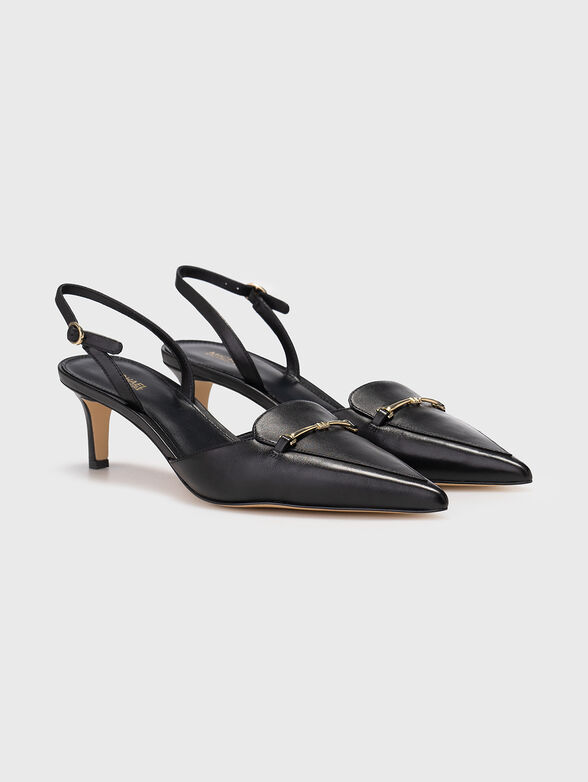 LENA leather heeled sandals - 2