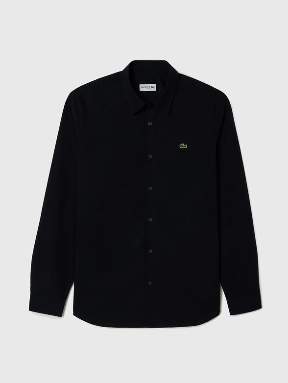Shirt in black color with logo detail - 1