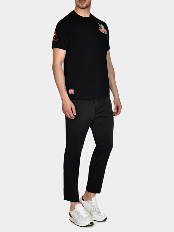 T-shirt TS004 with embroidery and prints - 1