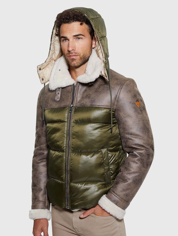 Jacket with removable hood - 4