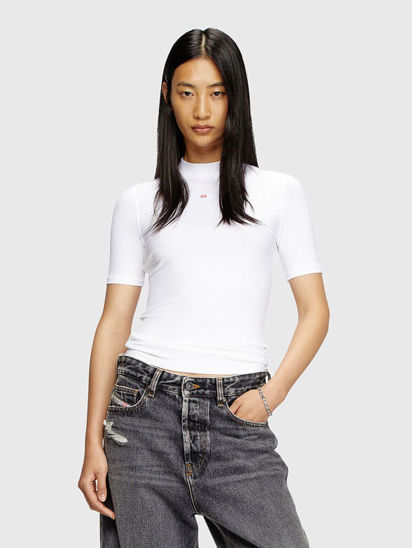 T-MOKKY-MICRODIV blouse with logo - 1