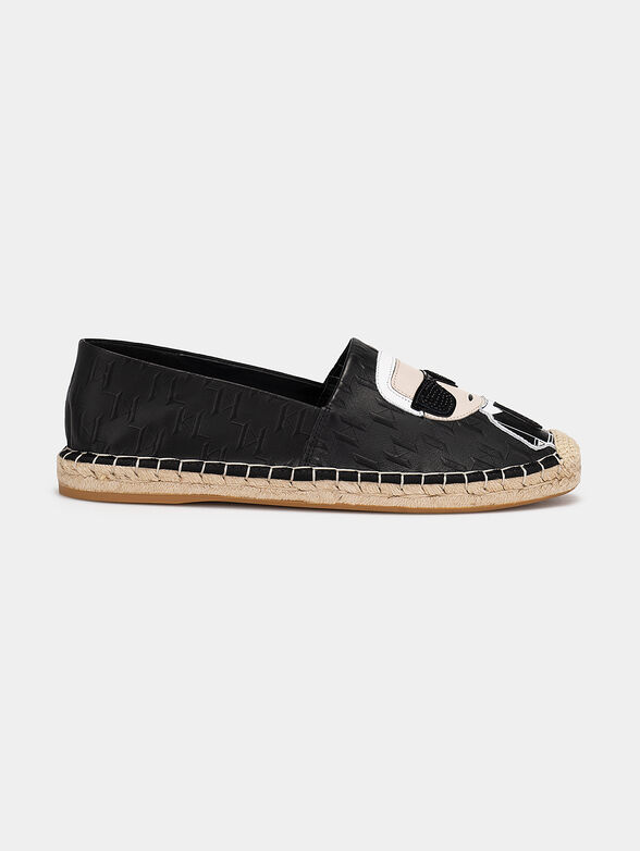 KAMINI Espadrilles with monogram logo print - 1