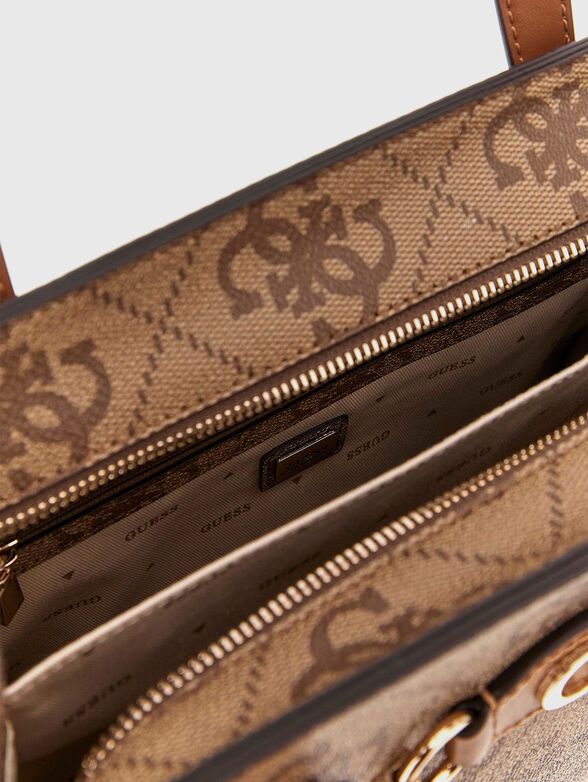 IZZY large bag with monogram print - 3