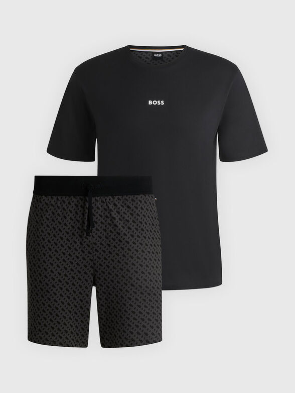 Cotton two piece set with logo - 1