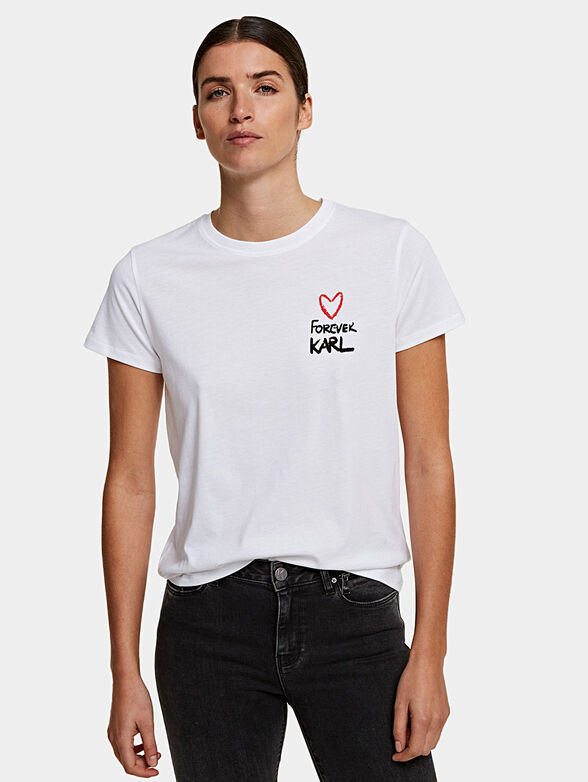 Cotton black tee - 1