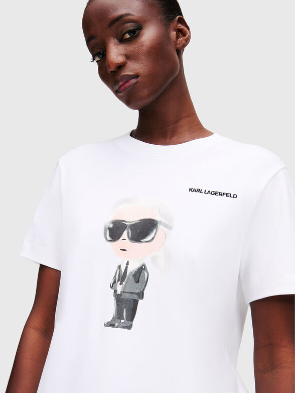 Cotton T-shirt with logo print - 4