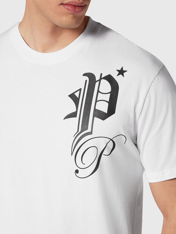 GOTHIC PLEIN printed cotton T-shirt  - 4