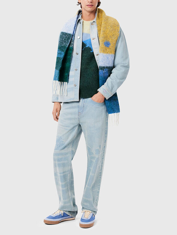 Multicolored wool blend sweater - 2