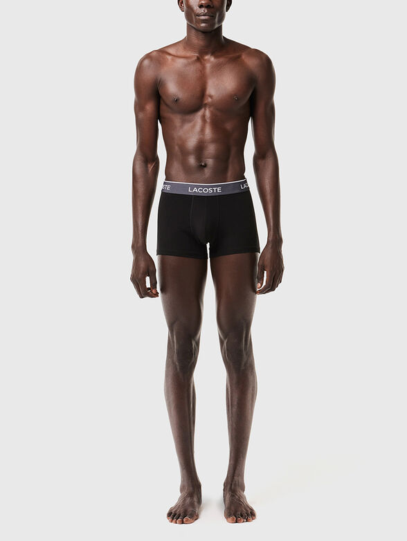 Set of three pairs of boxers with contrast tape - 3