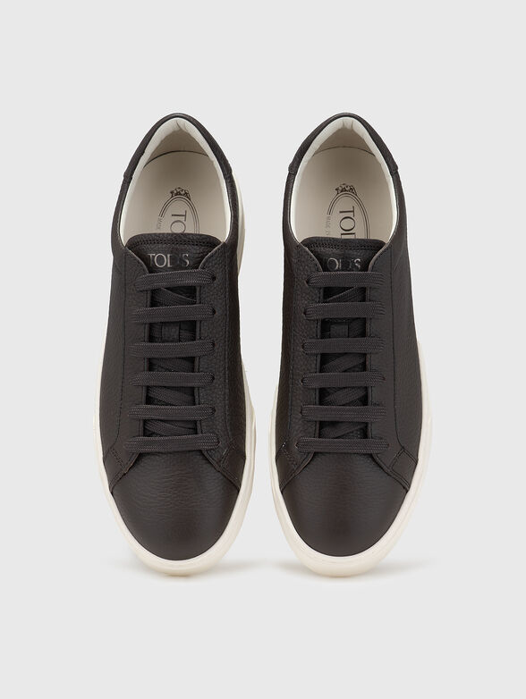 Leather sneakers - 6
