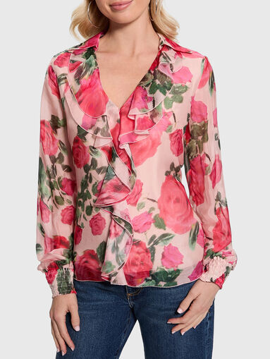 Floral print shirt - 4