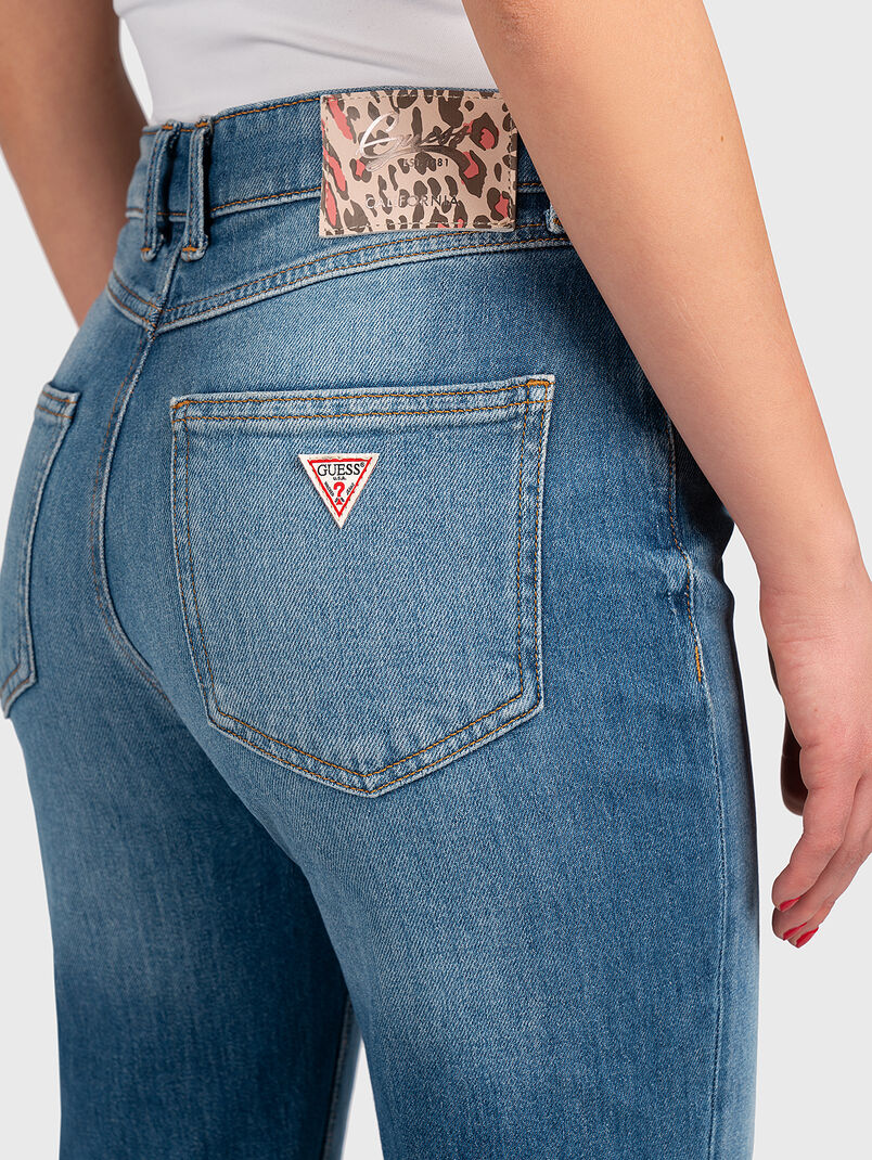 1981 blue jeans with washed effect - 3