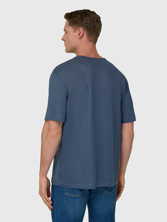 Linen blend t-shirt - 2
