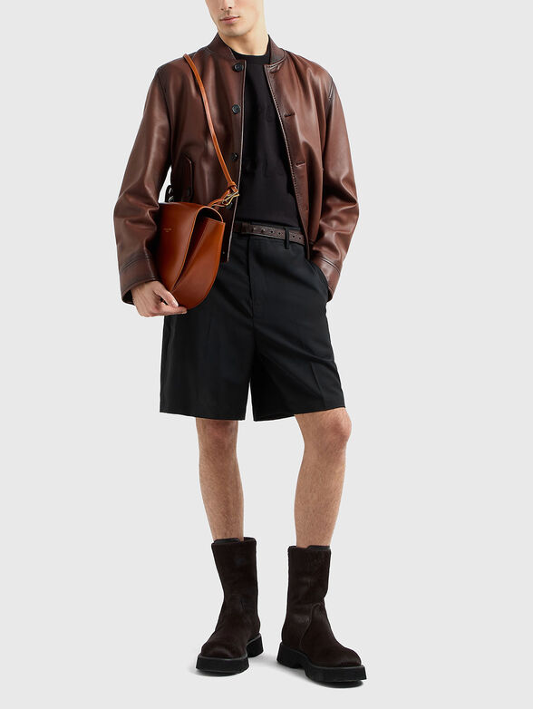 White T-shirt with oval neckline - 2