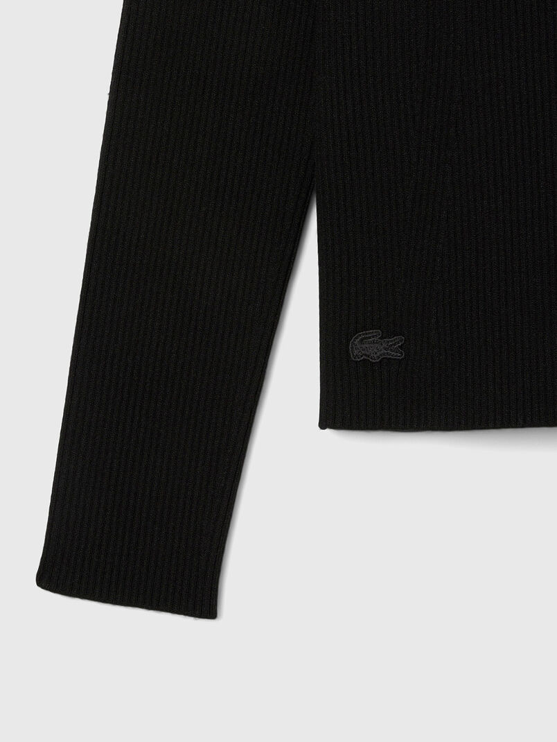 Ribbed knit sweater - 3