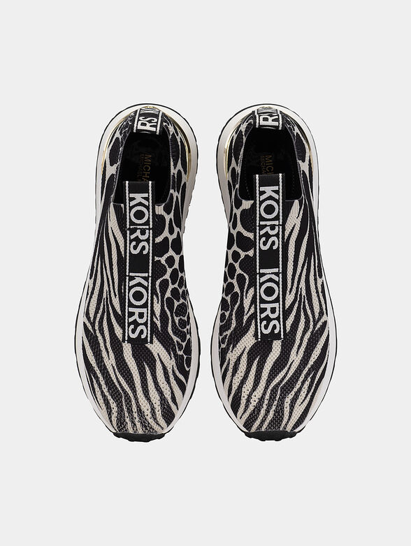 BODIE slip-on sneakers with animal print - 6