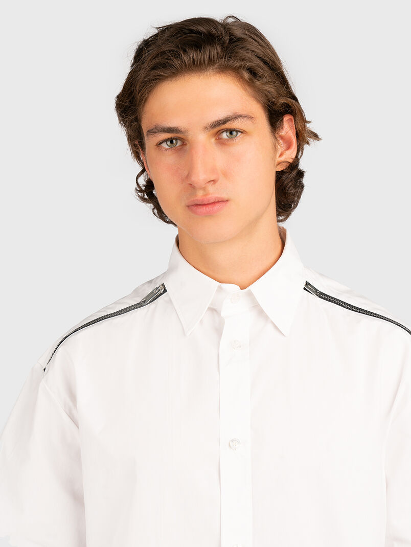 Black shirt with accent zips - 3