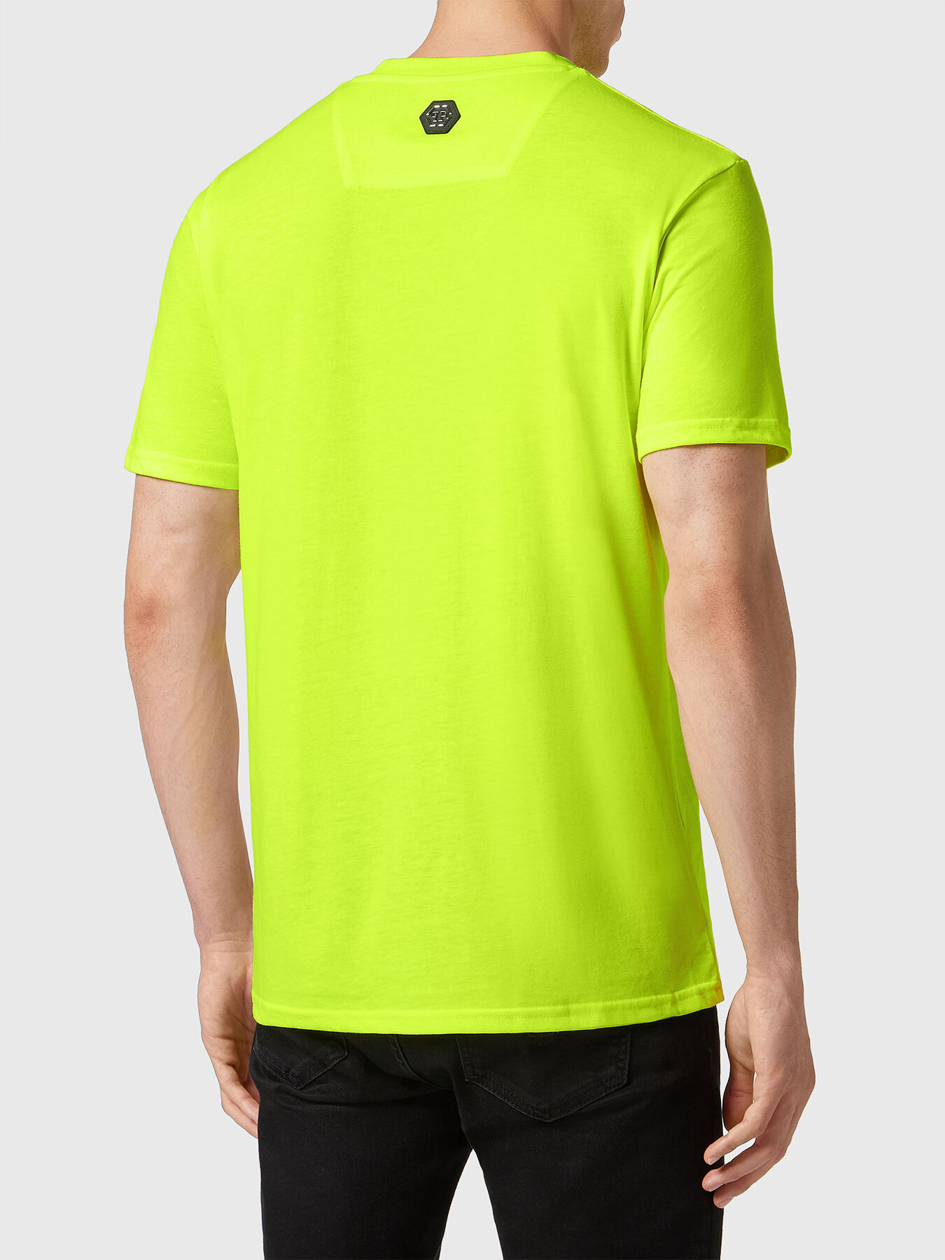 [送料無料/関税込]PHILIPP PLEIN Tシャツ 半袖 ジャージー PHILIPP PLEIN | Tシャツ ブラック メンズ | YOOX