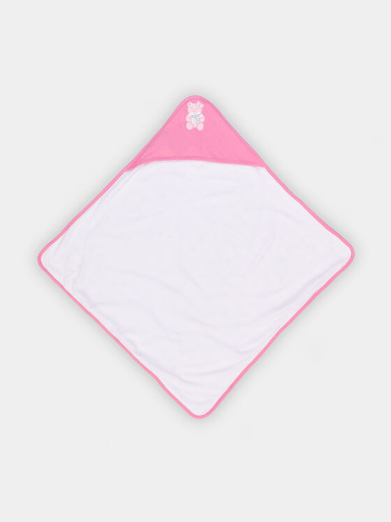 Бебешка хавлиена кърпа с лого - 1