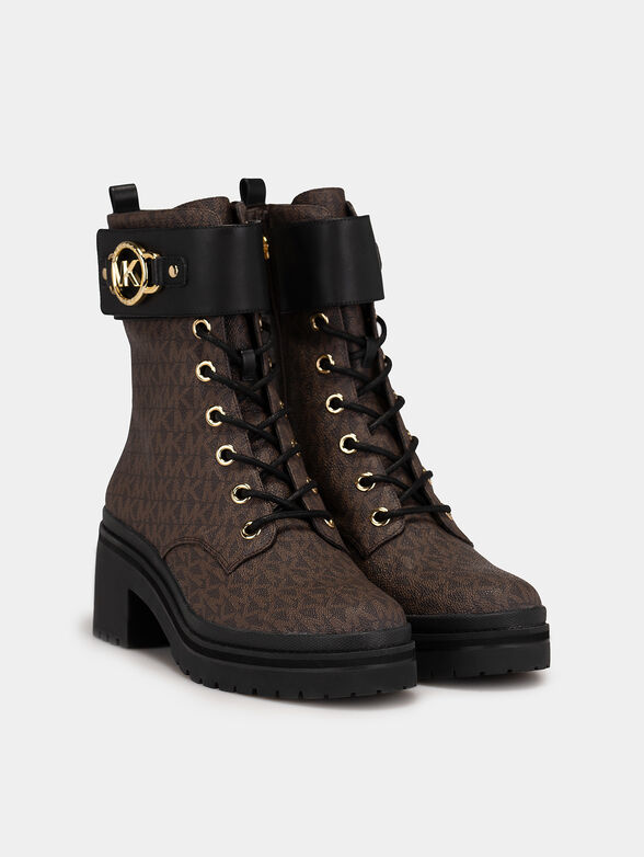 RORY ankle boots with monogram logo print - 2