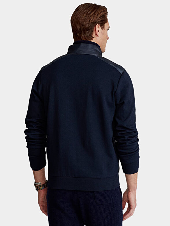 Hybrid jacket in dark blue - 1
