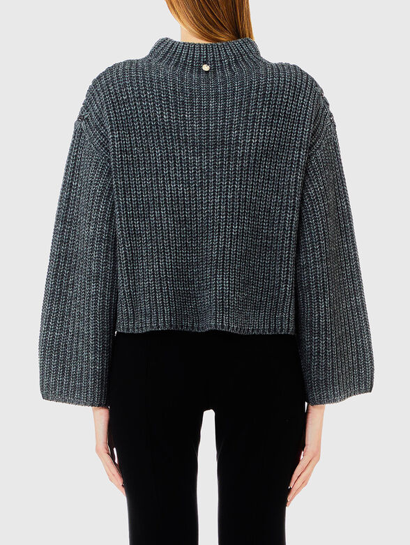 Sweater with floral embroidery  - 2