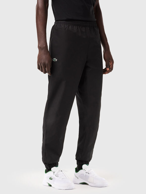 Sports trousers with logo detail  - 1