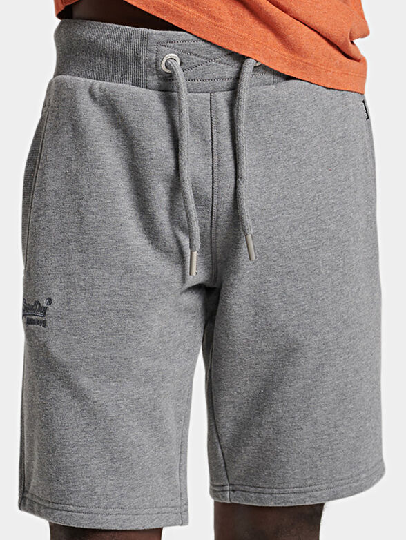 Shorts in grey color - 1