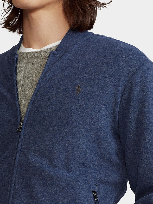 Sweatshirt with embroidered logo - 2