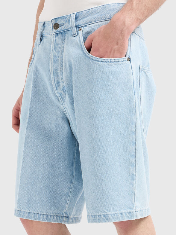 Denim shorts in blue - 3
