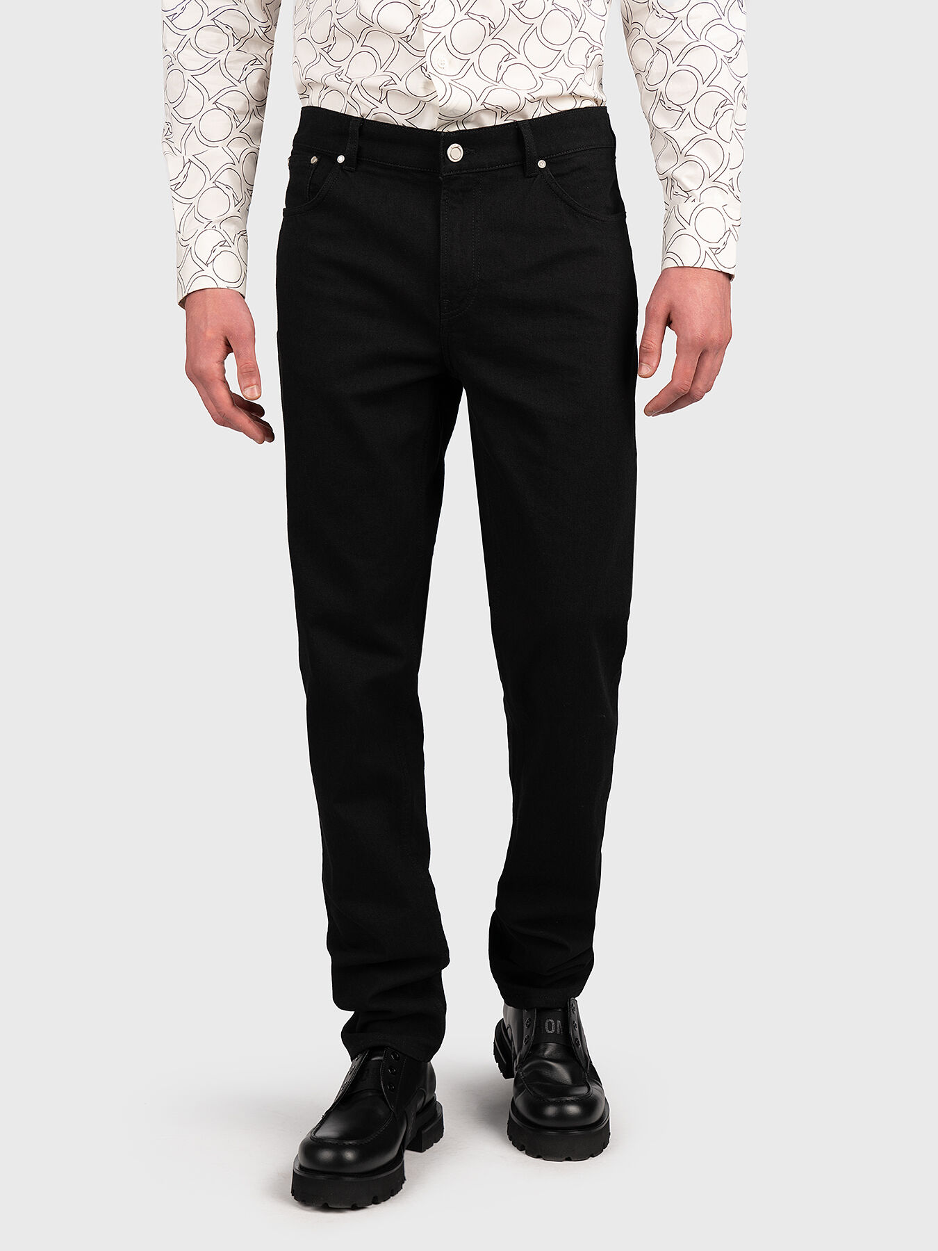 【PORTERNA】Agen black brushed slim jeans BT Slim Fit Black Jeans w/Stretch – Step 'N Style