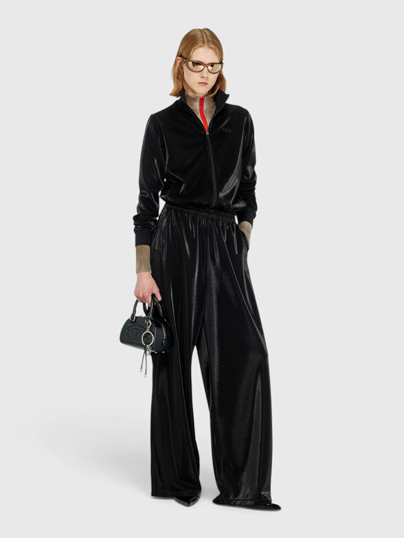 Black zipped sweatshirt - 2