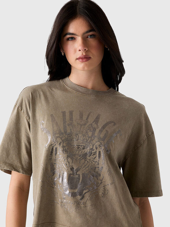 SAVAGE TOUR print T-Shirt - 4