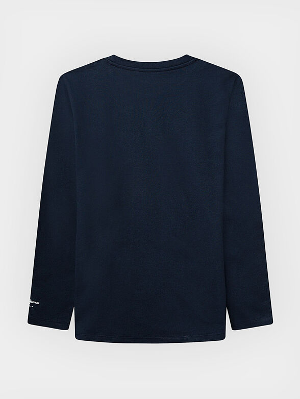 ALVARO cotton t-shirt with long sleeves  - 2