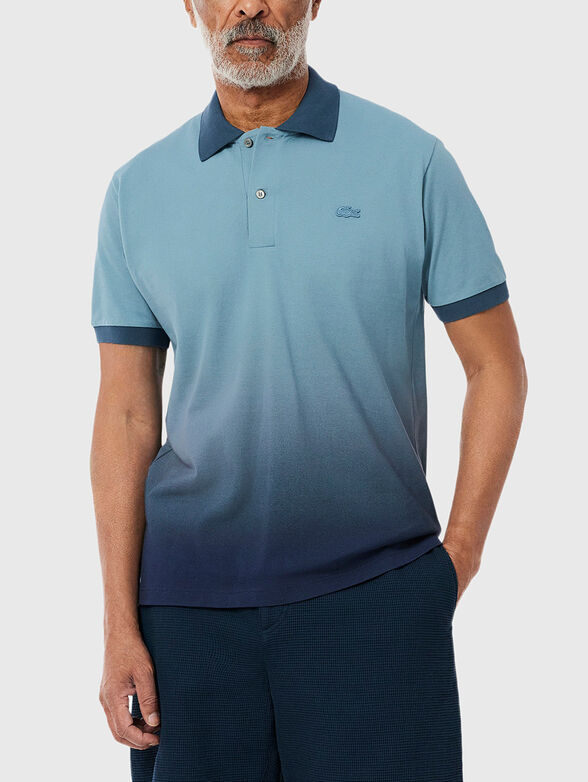 Cotton polo shirt with logo embroidery - 1