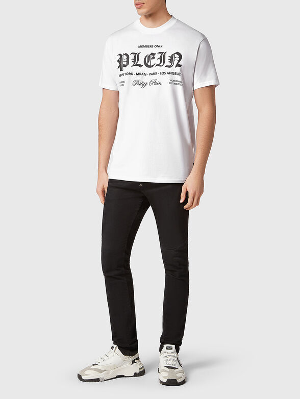 Logo print T-shirt in cotton  - 2