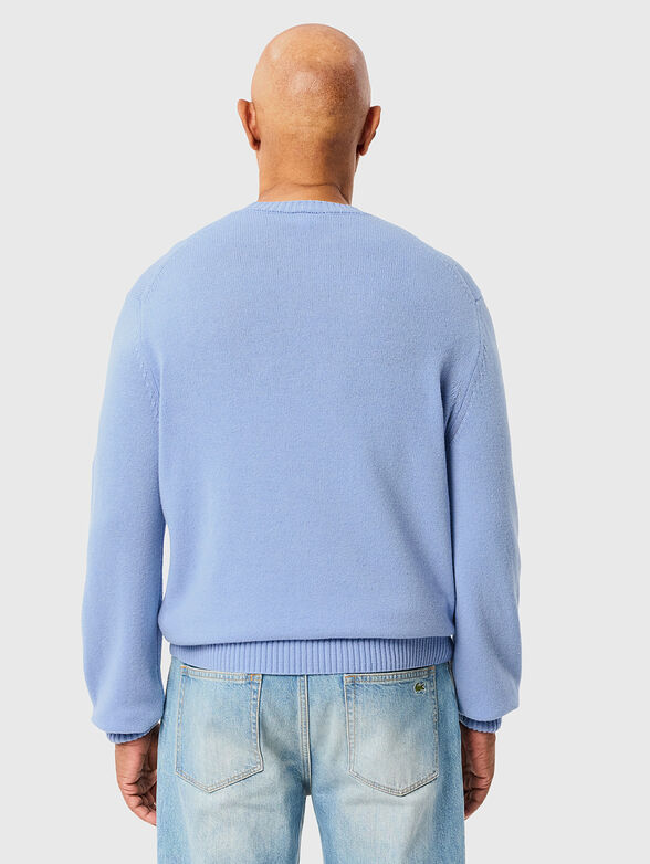 Crew neck green sweater - 3