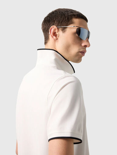 Polo shirt in beige - 5