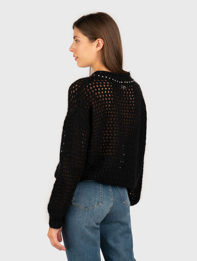 Knitted wool blend sweater - 3