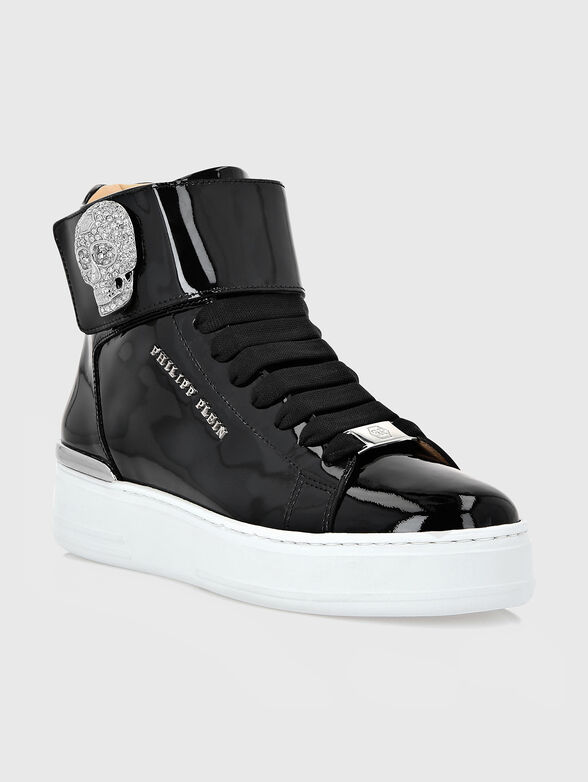 Patent leather sneakers - 2