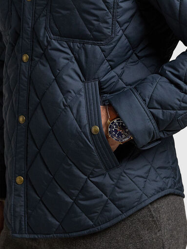 Navy blue transitional jacket - 4