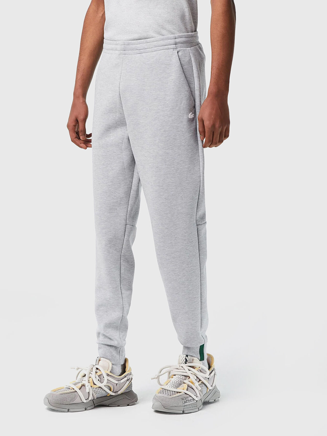 Grey sports trousers brand LACOSTE Globalbrandsstore en