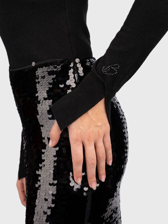 Slim polo neck sweater - 4