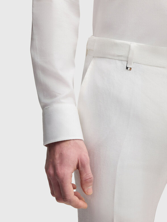 C-GENIUS linen trousers - 3